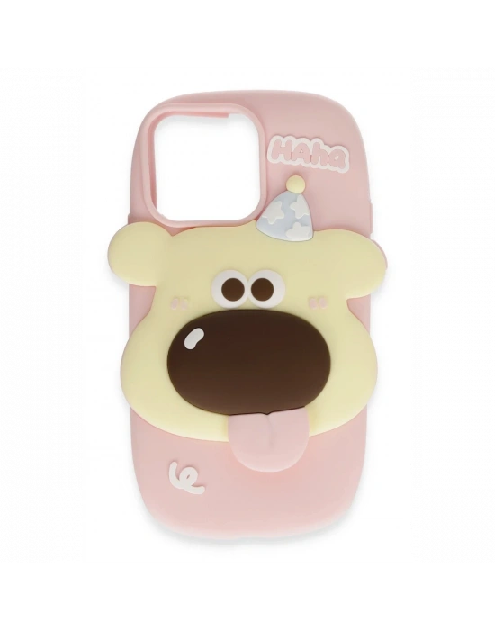 Newface iPhone 15 Pro Kılıf Poky Karakter Silikon Kapak - Desen 6