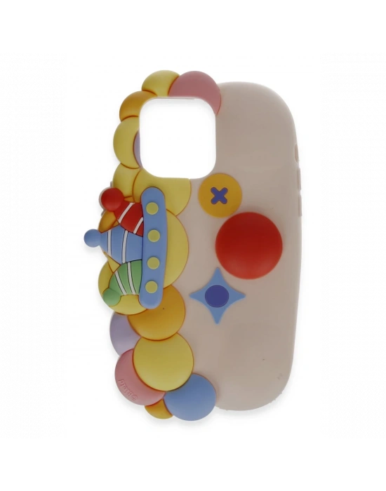 Newface iPhone 15 Pro Kılıf Poky Karakter Silikon Kapak - Desen 7