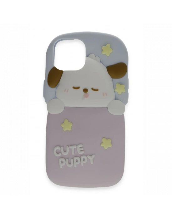 Newface iPhone 15 Pro Kılıf Poky Karakter Silikon Kapak - Desen 9