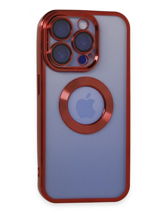 Newface iPhone 15 Pro Kılıf Slot Silikon - Kırmızı