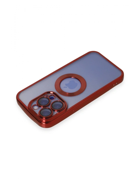 Newface iPhone 15 Pro Kılıf Slot Silikon - Kırmızı
