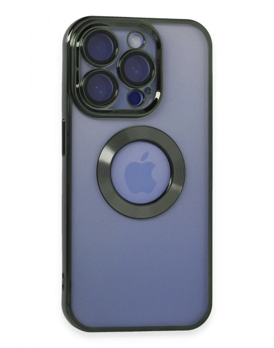 Newface iPhone 15 Pro Kılıf Slot Silikon - Köknar Yeşili