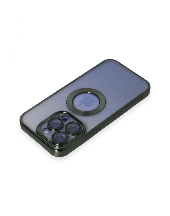 Newface iPhone 15 Pro Kılıf Slot Silikon - Köknar Yeşili