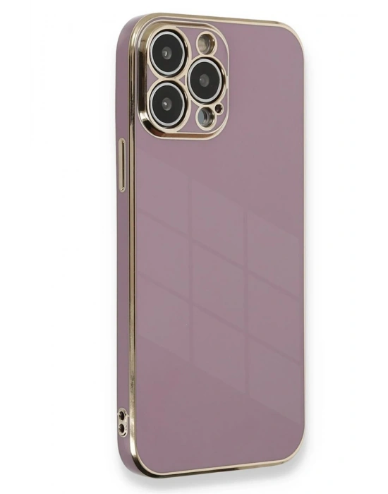 Newface iPhone 15 Pro Kılıf Volet Silikon - Mor