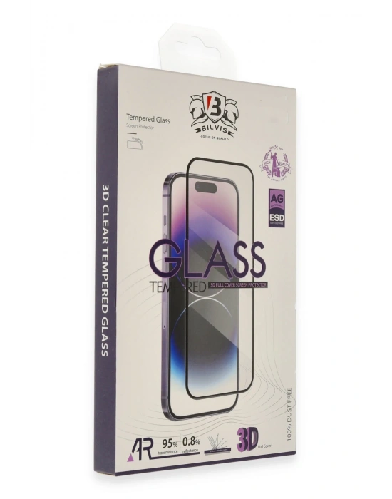 Newface iPhone 15 Pro Max Bilvis 3D Cam Ekran Koruyucu