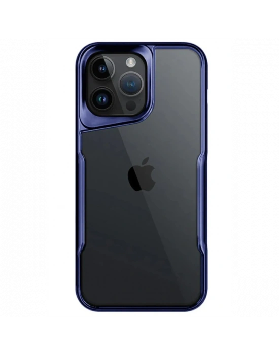 Newface iPhone 15 Pro Max Kılıf Boyi Silikon Kapak - Lacivert