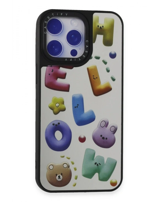 Newface iPhone 15 Pro Max Kılıf Mirror Desenli Kapak - Mirror - 15