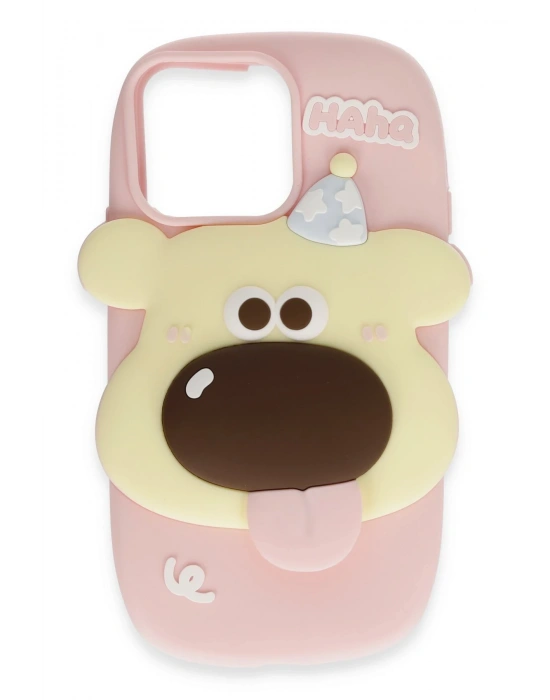 Newface iPhone 15 Pro Max Kılıf Poky Karakter Silikon Kapak - Desen 6