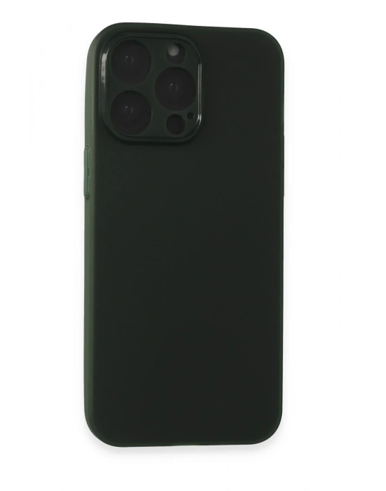 Newface iPhone 15 Pro Max Kılıf Puma Silikon - Yeşil