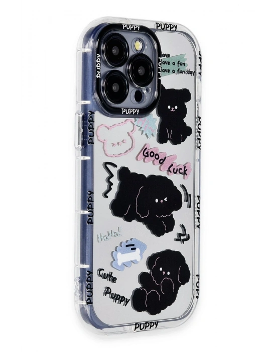 Newface iPhone 15 Pro Max Kılıf Reflexion Desenli Kapak - Desen 5