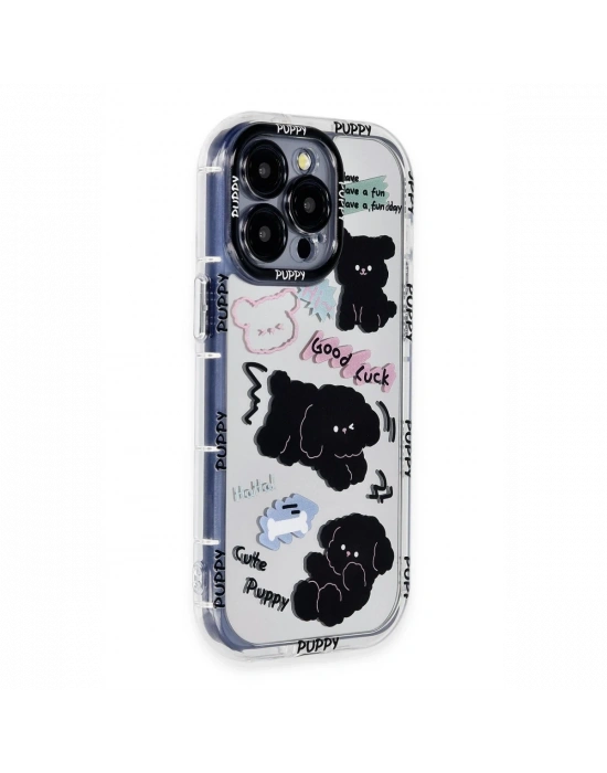 Newface iPhone 15 Pro Max Kılıf Reflexion Desenli Kapak - Desen 5