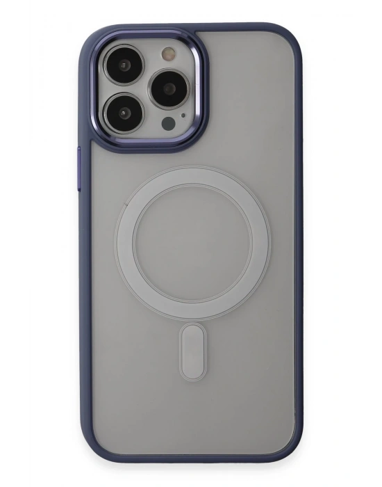 Newface iPhone 15 Pro Max Kılıf Room Magneticsafe Silikon - Sierra Blue