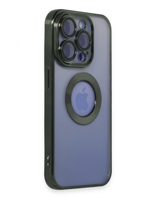 Newface iPhone 15 Pro Max Kılıf Slot Silikon - Köknar Yeşili