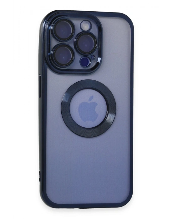 Newface iPhone 15 Pro Max Kılıf Slot Silikon - Lacivert