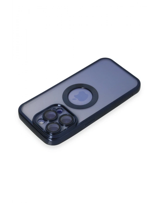 Newface iPhone 15 Pro Max Kılıf Slot Silikon - Lacivert