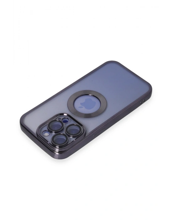 Newface iPhone 15 Pro Max Kılıf Slot Silikon - Mor