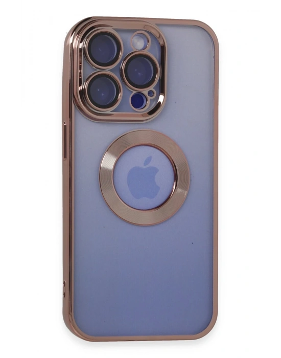 Newface iPhone 15 Pro Max Kılıf Slot Silikon - Rose Gold