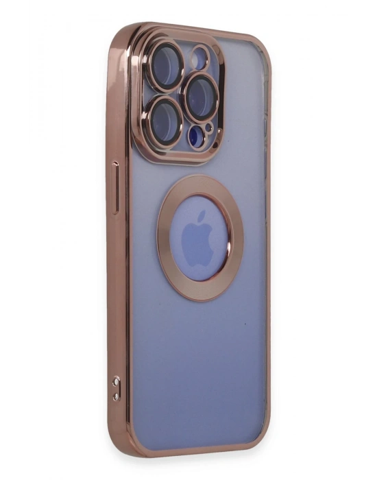 Newface iPhone 15 Pro Max Kılıf Slot Silikon - Rose Gold
