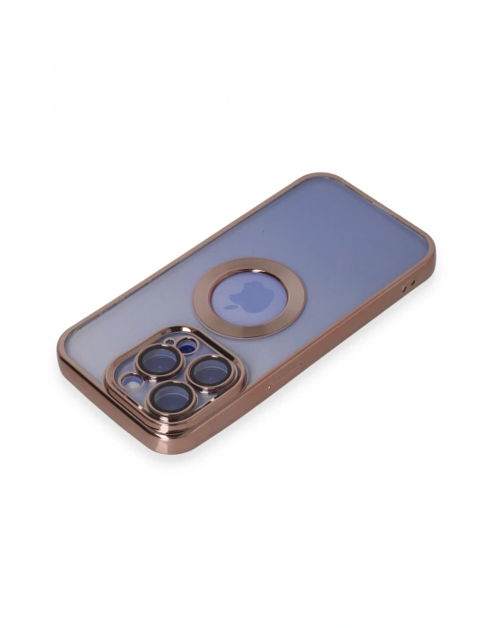 Newface iPhone 15 Pro Max Kılıf Slot Silikon - Rose Gold