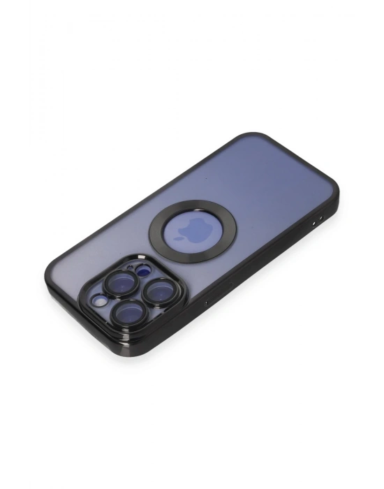 Newface iPhone 15 Pro Max Kılıf Slot Silikon - Siyah