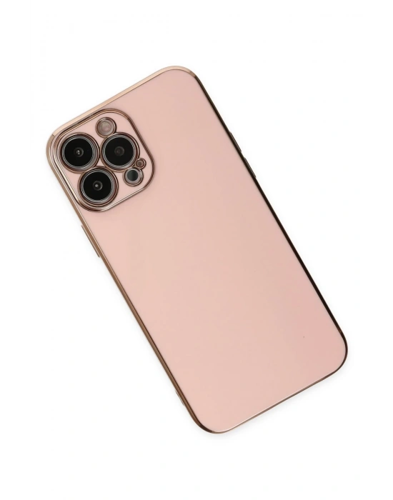 Newface iPhone 15 Pro Max Kılıf Volet Silikon - Pembe