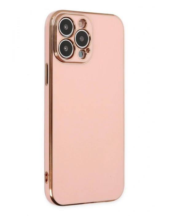 Newface iPhone 15 Pro Max Kılıf Volet Silikon - Pembe
