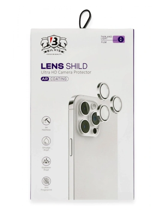 Newface iPhone 16 Bilvis Titan Kamera Lens - Siyah