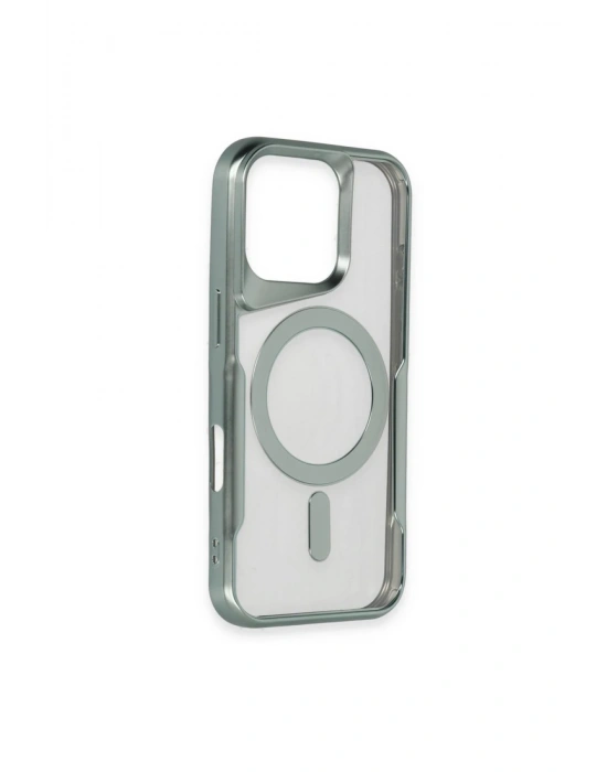 Newface iPhone 16 Kılıf Boyi Magsafe Silikon Kapak - Lacivert