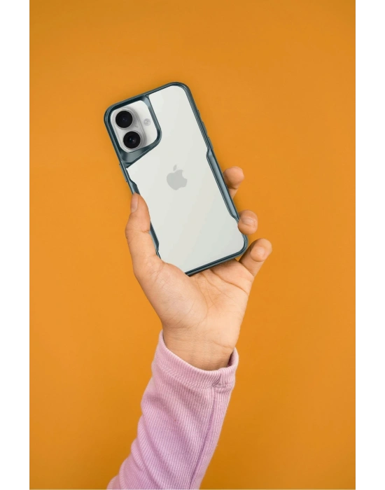 Newface iPhone 16 Kılıf Boyi Silikon Kapak - Turkuaz