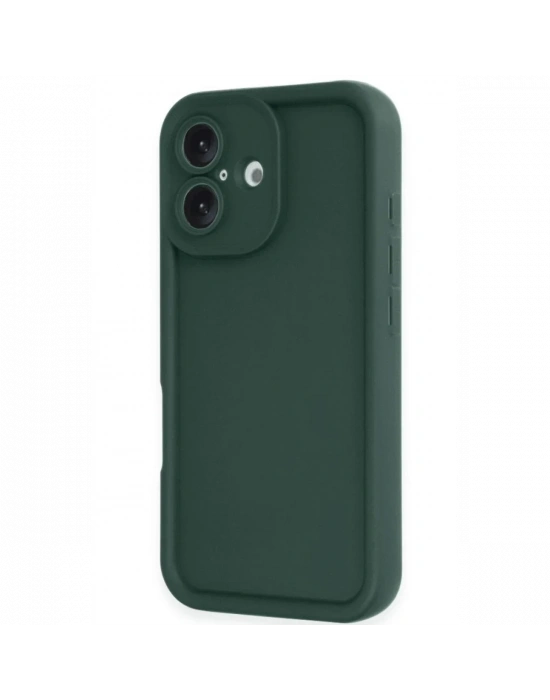 Newface iPhone 16 Kılıf Viera Silikon - Koyu Yeşil