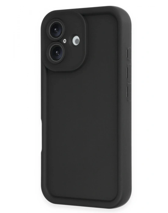 Newface iPhone 16 Kılıf Viera Silikon - Siyah