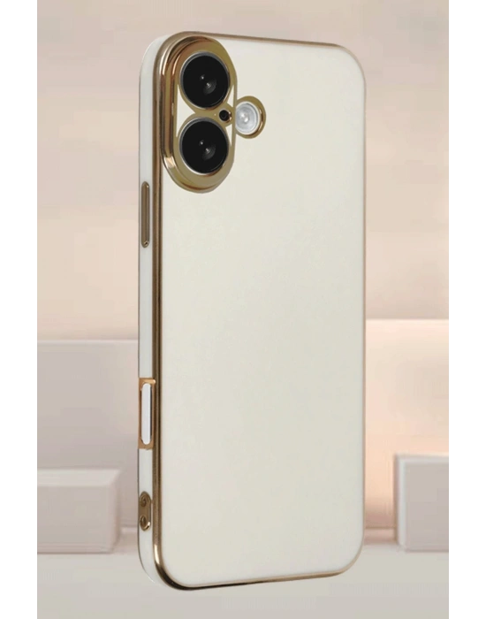 Newface iPhone 16 Kılıf Volet Silikon - Kırmızı