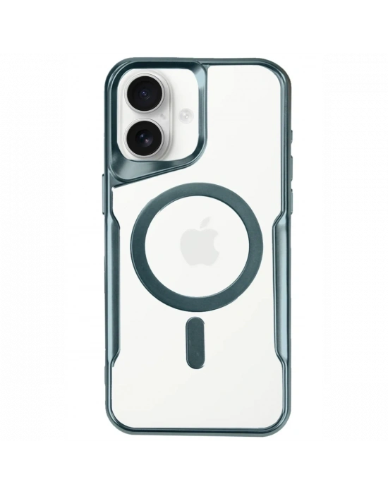 Newface iPhone 16 Plus Kılıf Boyi Magsafe Silikon Kapak - Turkuaz