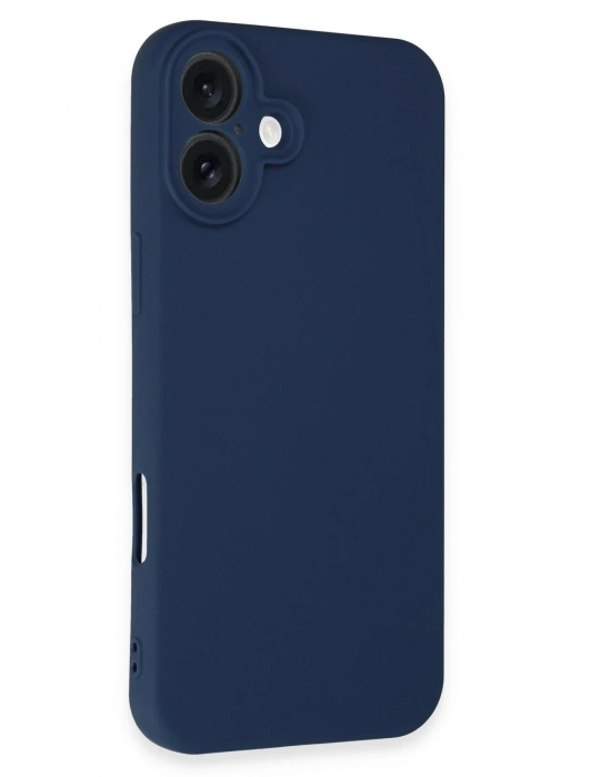 Newface iPhone 16 Plus Kılıf First Silikon - Lacivert