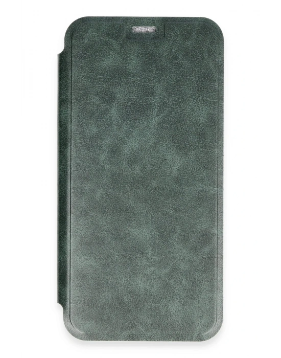 Newface iPhone 16 Plus Kılıf Flip Cover - Koyu Yeşil