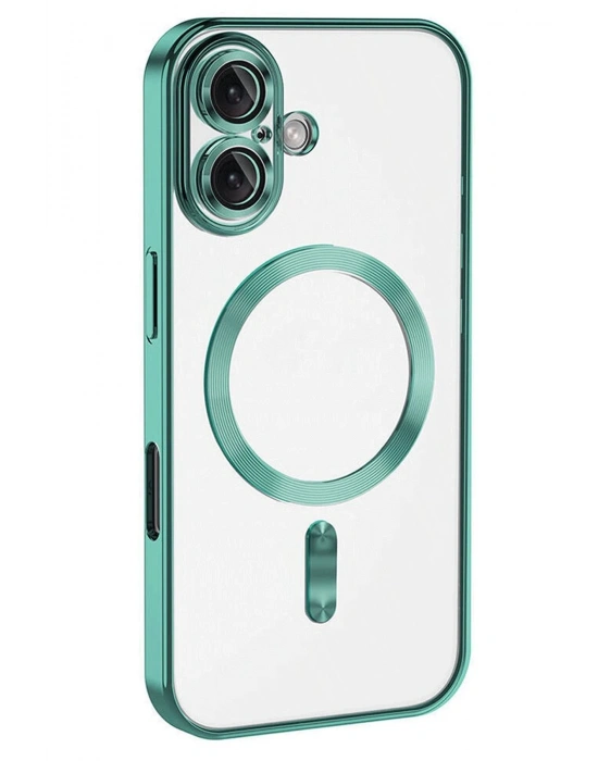 Newface iPhone 16 Plus Kılıf Kross Magneticsafe Kapak - Turkuaz