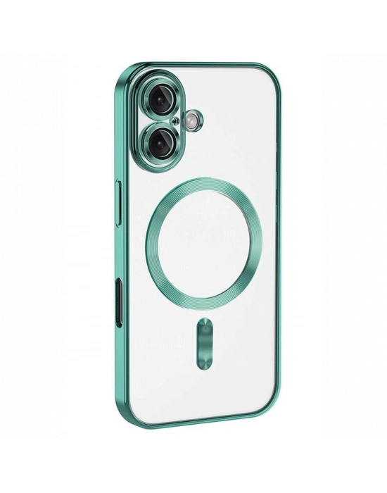 Newface iPhone 16 Plus Kılıf Kross Magneticsafe Kapak - Turkuaz