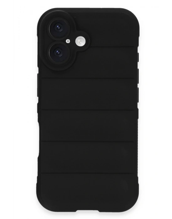 Newface iPhone 16 Plus Kılıf Optimum Silikon - Siyah