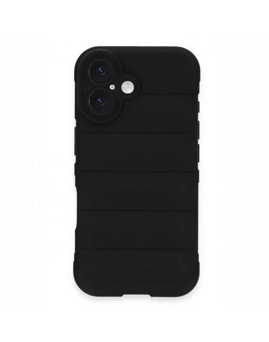 Newface iPhone 16 Plus Kılıf Optimum Silikon - Siyah