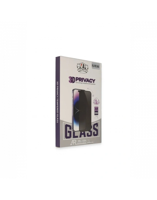 Newface iPhone 16 Pro Bilvis 3D Hayalet Cam Ekran Koruyucu