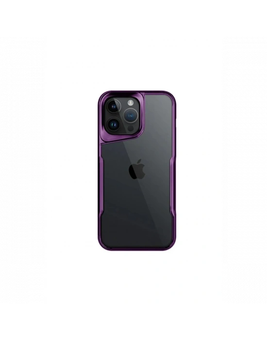 Newface iPhone 16 Pro Kılıf Boyi Silikon Kapak - Derin Mor