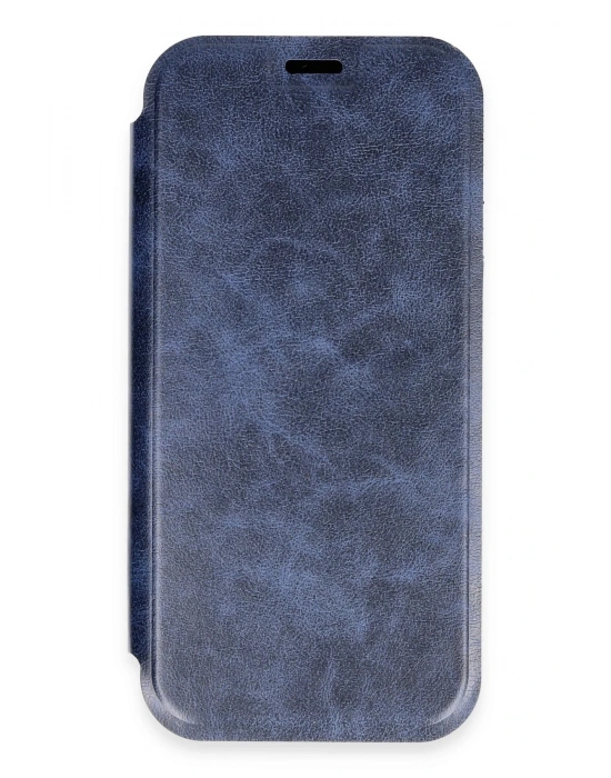 Newface iPhone 16 Pro Kılıf Flip Cover - Lacivert