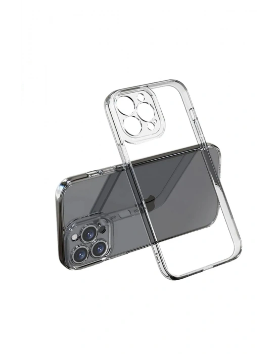 Newface iPhone 16 Pro Kılıf Lüx Şeffaf Silikon