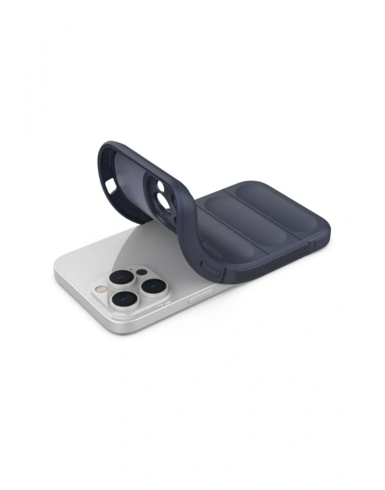 Newface iPhone 16 Pro Kılıf Optimum Silikon - Lacivert