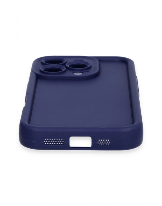 Newface iPhone 16 Pro Kılıf Viera Silikon - Lacivert