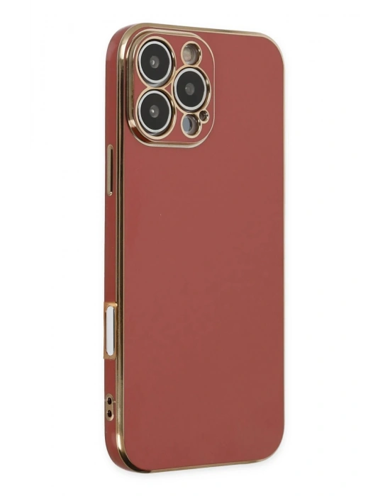 Newface iPhone 16 Pro Kılıf Volet Silikon - Kırmızı