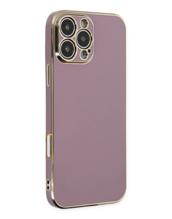 Newface iPhone 16 Pro Kılıf Volet Silikon - Mor