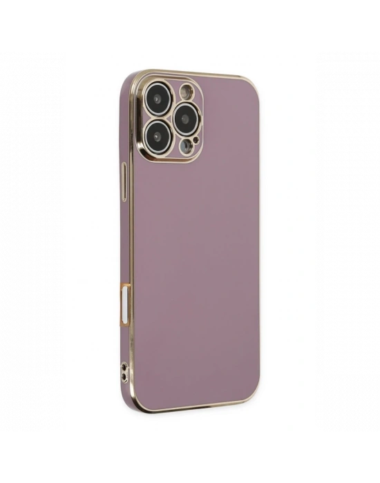 Newface iPhone 16 Pro Kılıf Volet Silikon - Mor