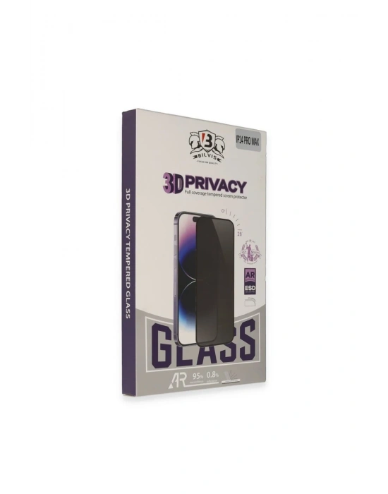 Newface iPhone 16 Pro Max Bilvis 3D Hayalet Cam Ekran Koruyucu