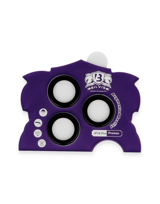 Newface iPhone 16 Pro Max Bilvis Titan Kamera Lens - Siyah